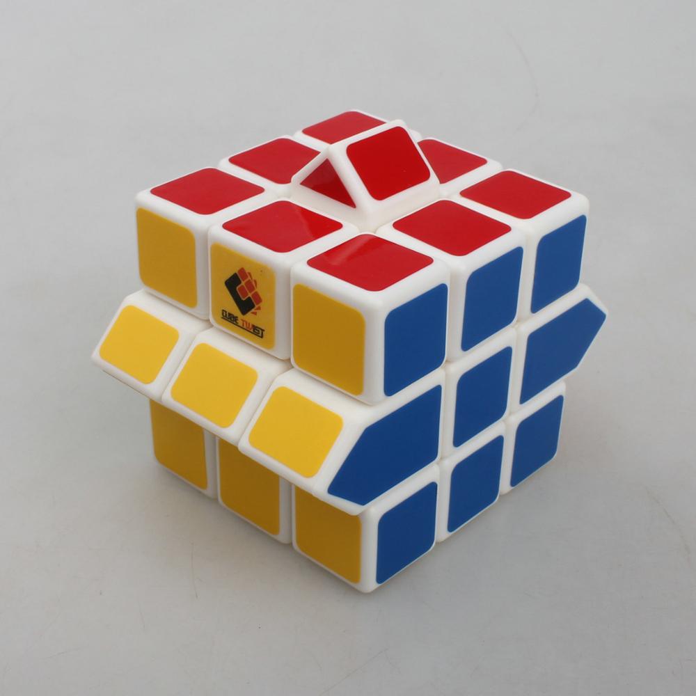 Nuovo cubetwist tre strati deformazione galleria bianco cubo magico, 3x3x3 variazione deformazione cubo magico  峭